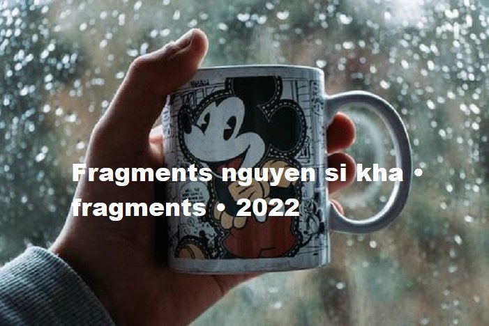 fragments nguyen si kha • fragments • 2022